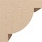 Ekena Millwork 12"W x 12"D x 12"H Wide Alpine Rough Cedar Woodgrain TimberThane Corbel, Primed Tan CORUR12X12X12ALPRCPR - alternate 4